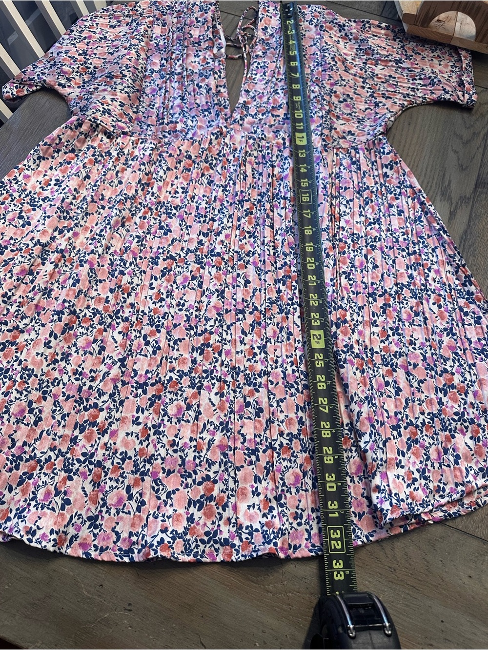 Lulus Express Yourself Blush Pink Floral Satin Babydoll Mini Dress - Medium - Picture 9 of 11